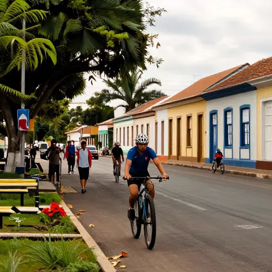 Desbravando Cuiabá: Bicicletas e Caminhadas como Meio de Transporte